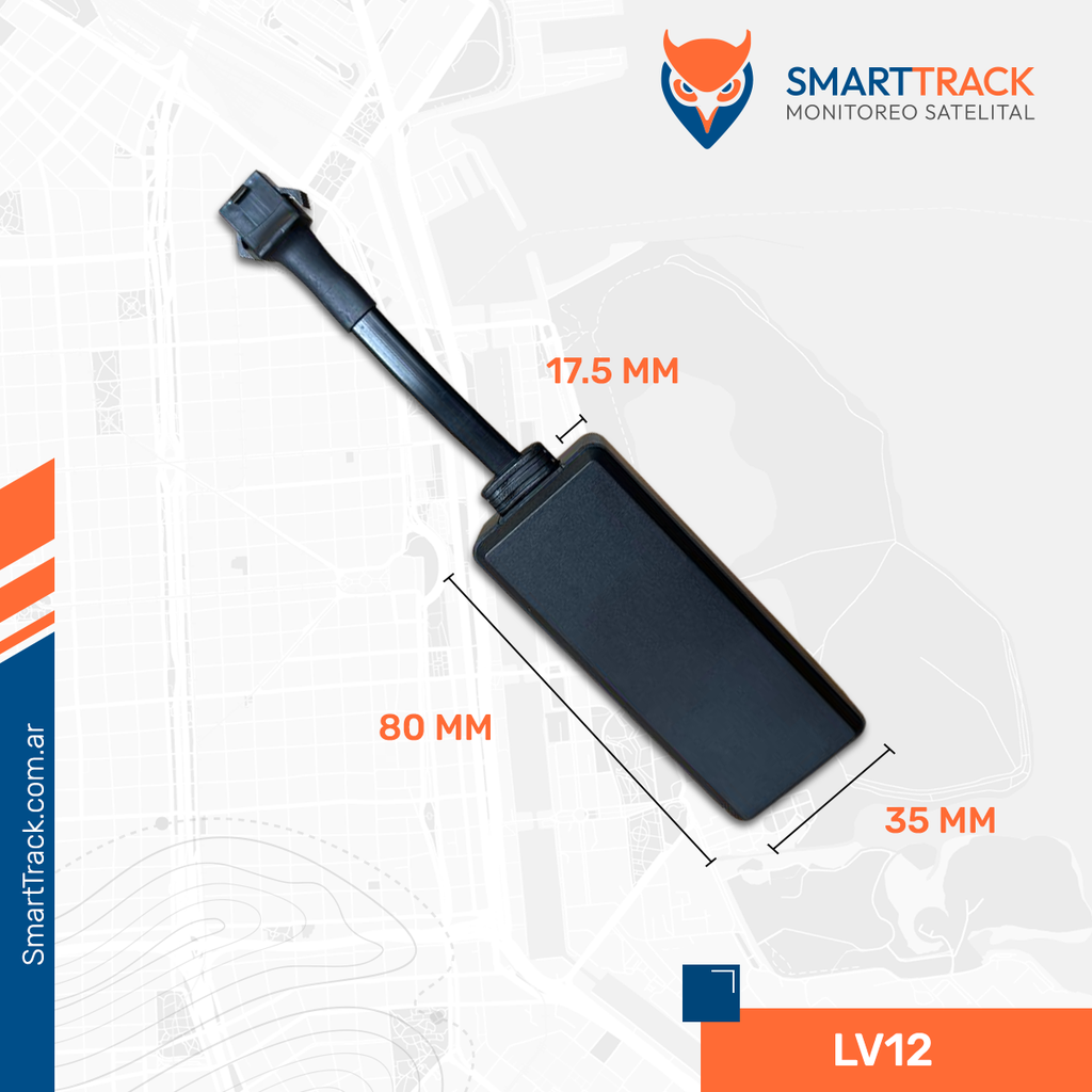 Smarttrack GPS LV12 - Medidas